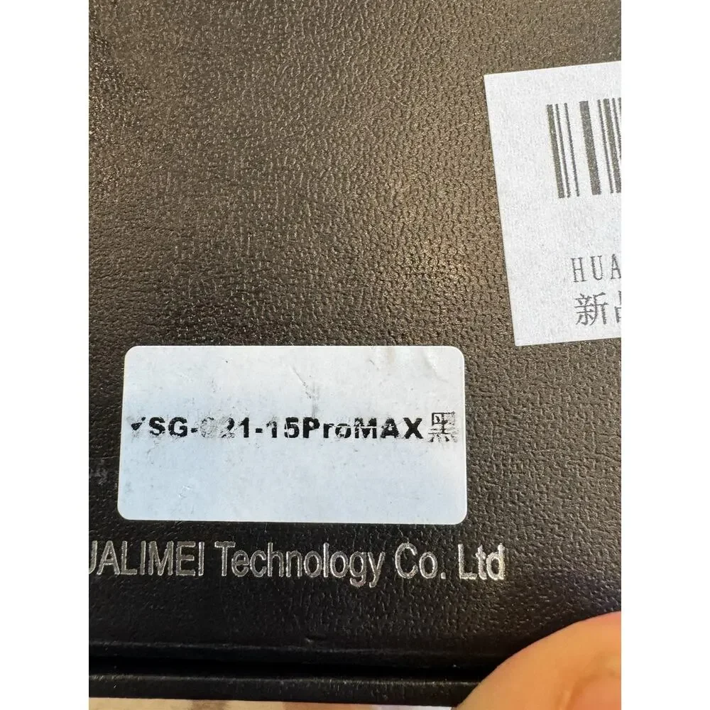 Hualimei Metal Carbon Fiber Phone Case I Phone 15 Pro Max Black